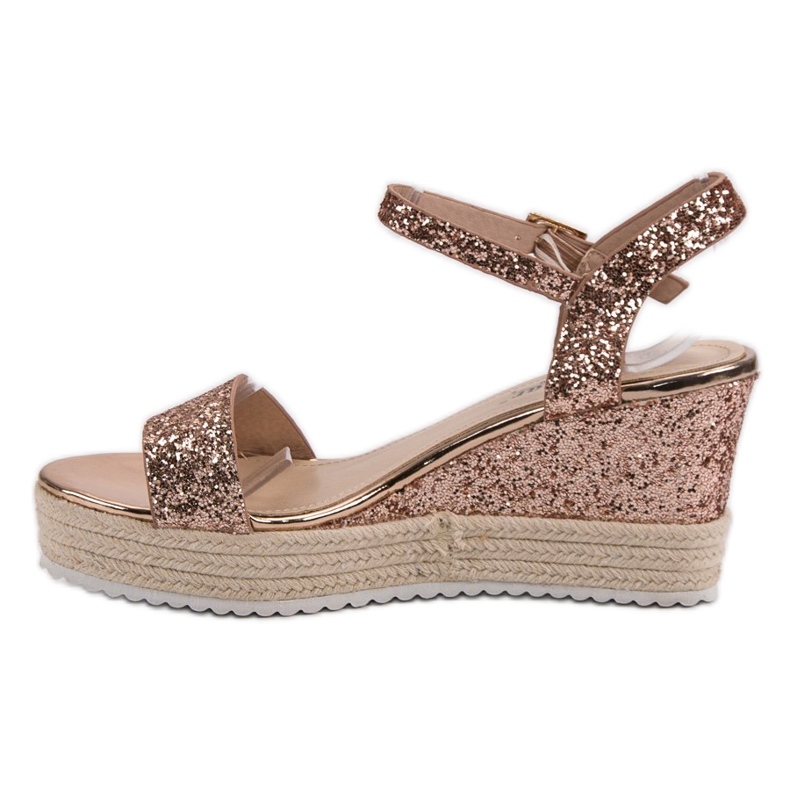 Seastar Comodi sandali con zeppa giallo 1