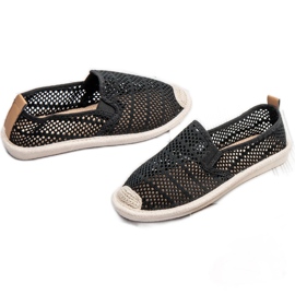 Scarpe da ginnastica slip-on in pizzo nero 1
