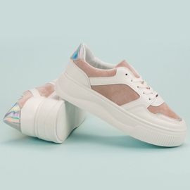 Seastar Creeper alla moda bianco rosa 1