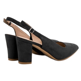 Décolleté VINCEZA in camoscio nero 2