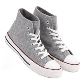 Jumex Sneakers alte grigie grigio 2