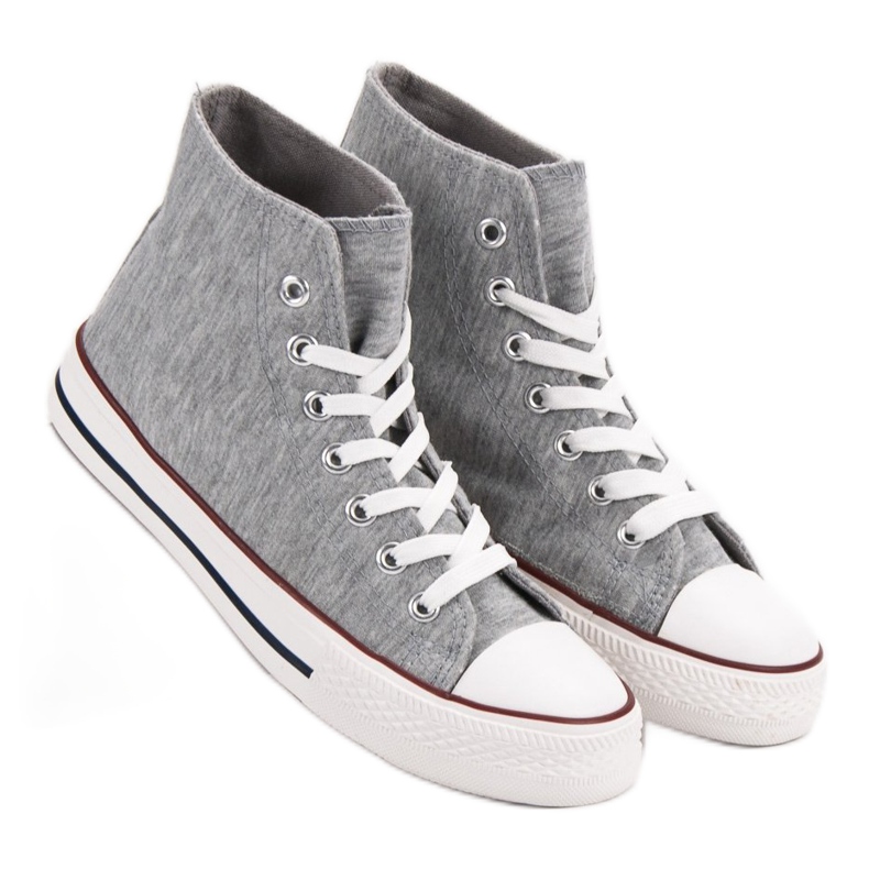 Jumex Sneakers alte grigie grigio 2