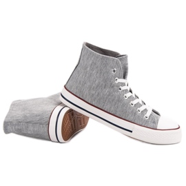 Jumex Sneakers alte grigie grigio 1