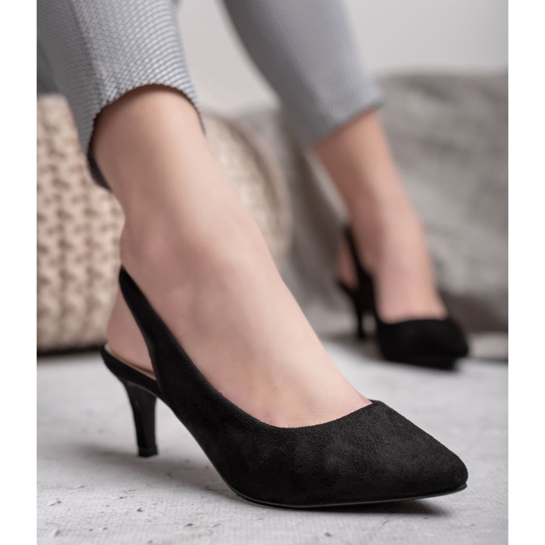 Cm Paris Décolleté Con Tacco Scoperto nero 2