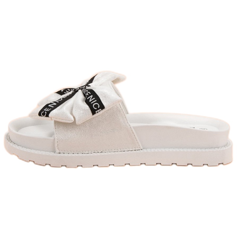 Seastar Pantofole da donna in pelle scamosciata bianca 1