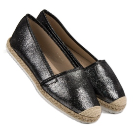 Lucky Shoes Espadrillas Nere Glitter nero 1