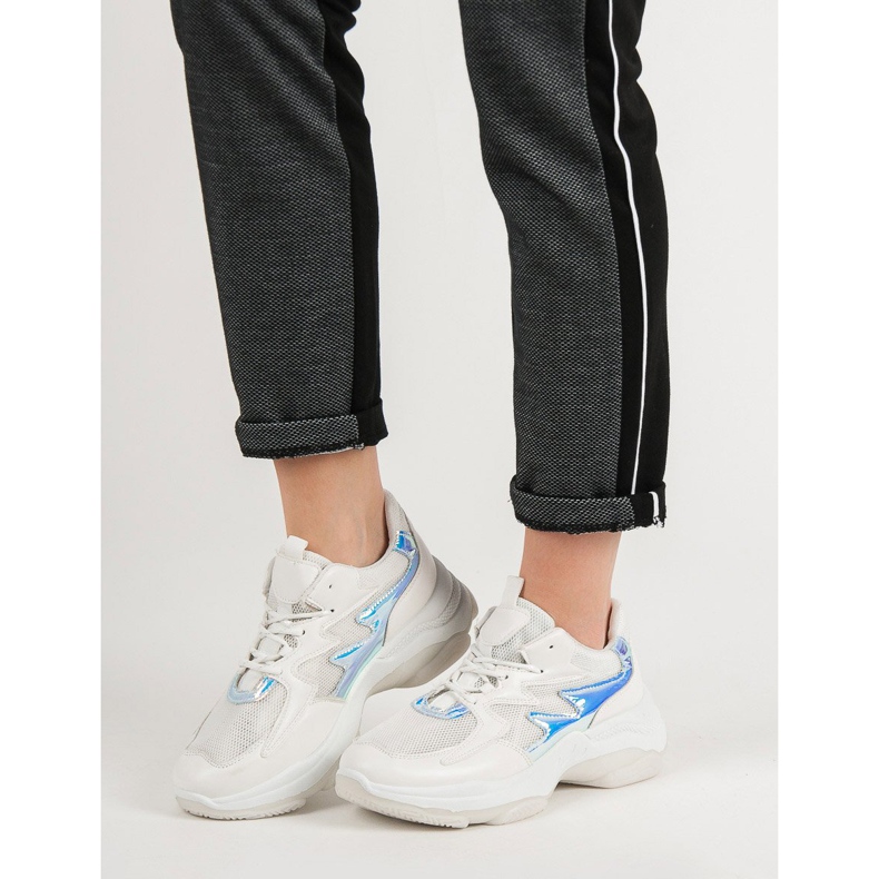Kayla Sneakers Bianche Con Effetto Holo bianca 1