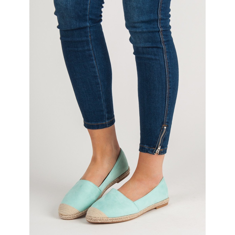 Seastar Espadrillas in camoscio menta verde 1