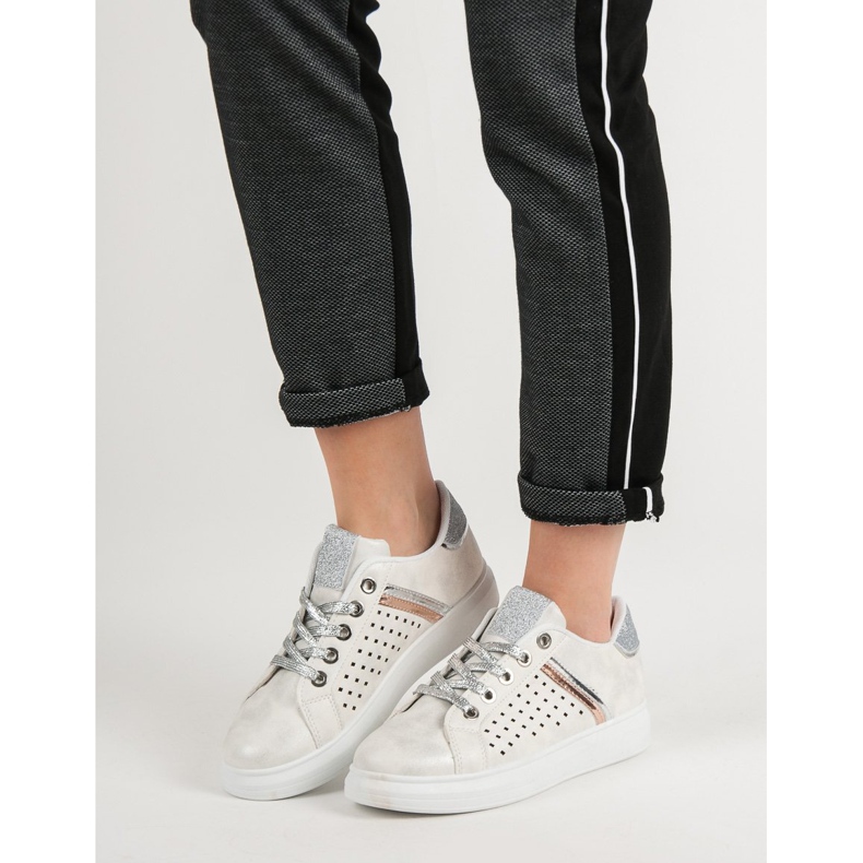 Scarpe sportive alla moda grigio 1