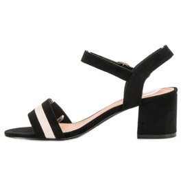 Queen Vivi Sandali con tacco alla moda nero 1