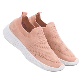 Weide Calzature in tessuto alla moda rosa 2