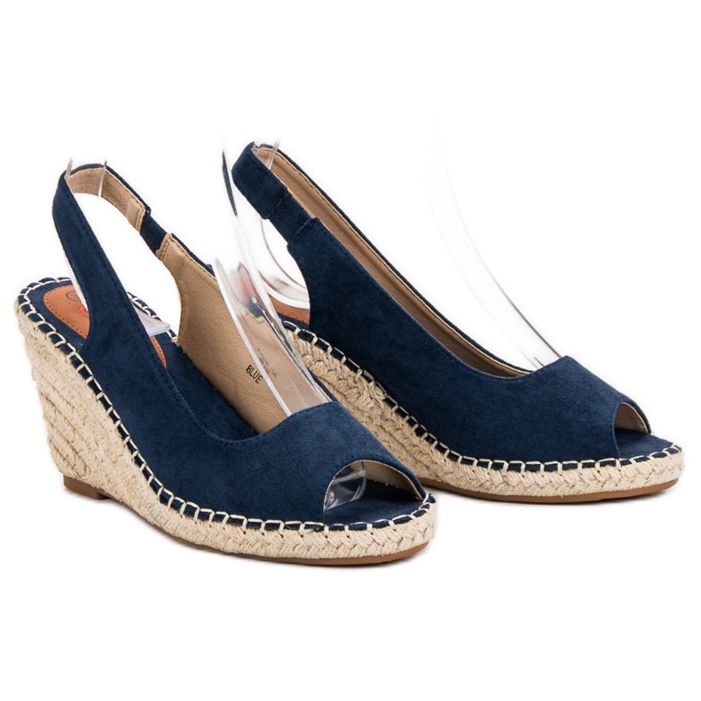 Seastar Sandali con zeppa blu blu navy 1