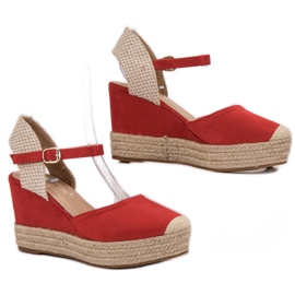 Seastar Espadrillas sulla piattaforma rosso 1
