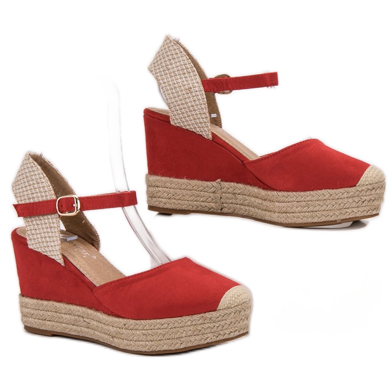 Seastar Espadrillas sulla piattaforma rosso 1