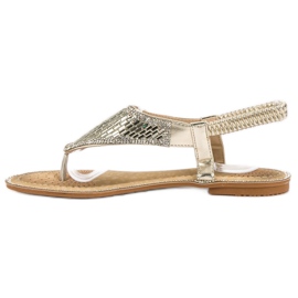Encor Sandali giapponesi dorati d'oro 1