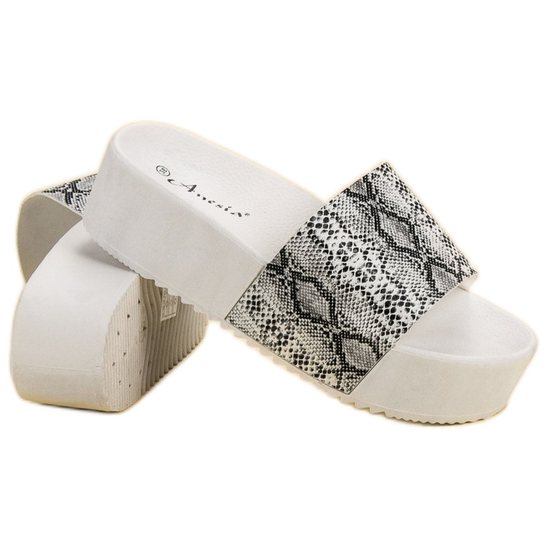 Anesia Paris Pantofole Sulla Piattaforma multicolore 1