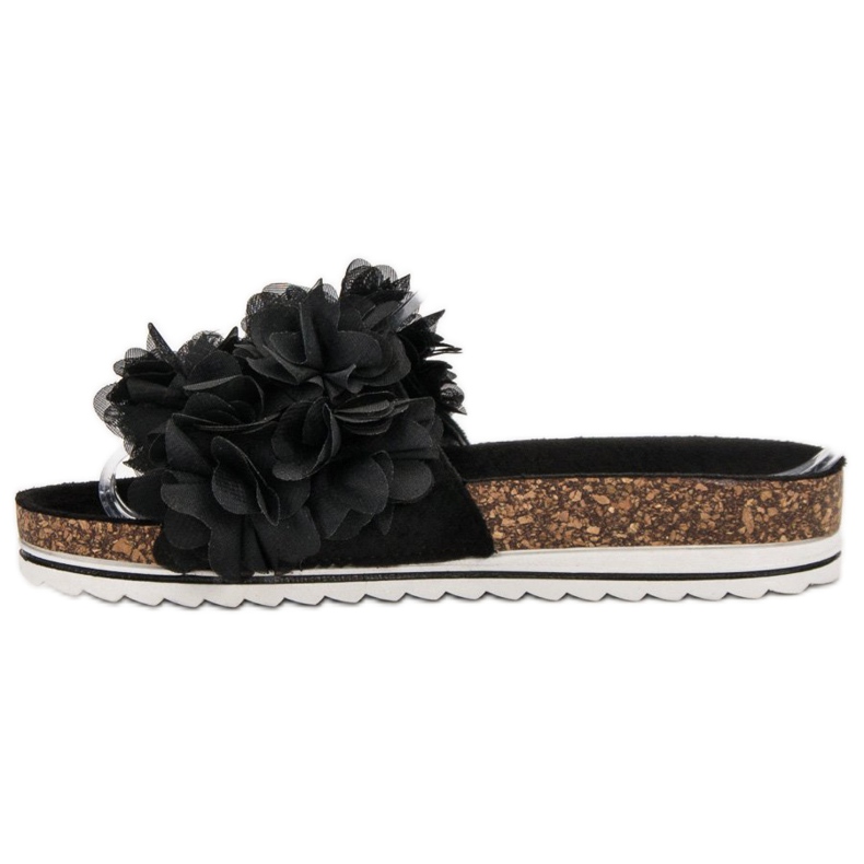 Seastar Pantofole nere alla moda nero 1