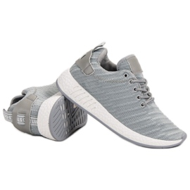 SHELOVET Calzature in tessuto alla moda grigio 1