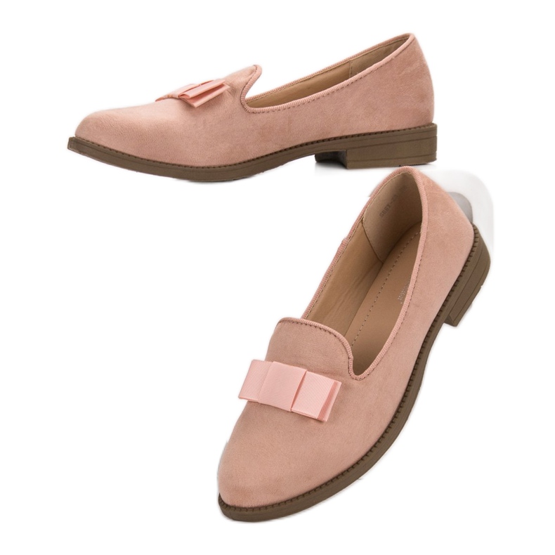 Comer Signori in pelle scamosciata rosa 1