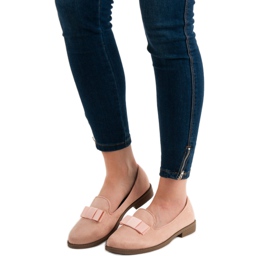 Comer Signori in pelle scamosciata rosa 2