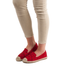 Primavera Signori traforati rosso 2