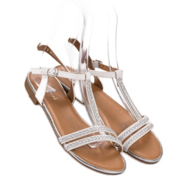 Small Swan Sandali bassi bianco 1