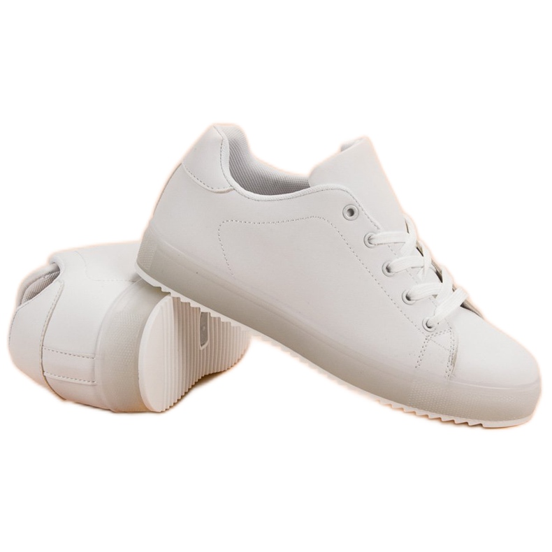 SHELOVET Scarpe sportive comode bianco 2