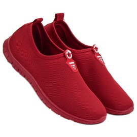 SHELOVET Scarpe da ginnastica rosse senza lacci rosso 2