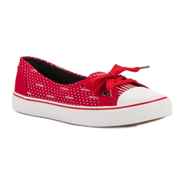J. Star Scarpe da ginnastica basse rosse rosso 1