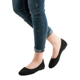 Evento Ballerine in camoscio nero 2