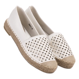 VICES Espadrillas in camoscio bianca 2