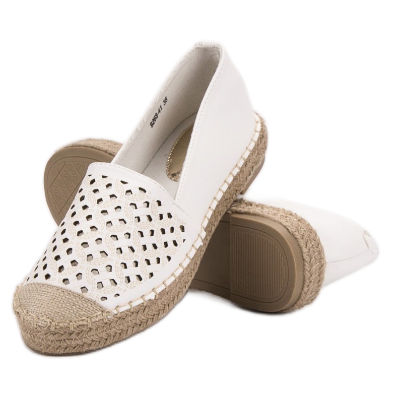 VICES Espadrillas in camoscio bianca 1