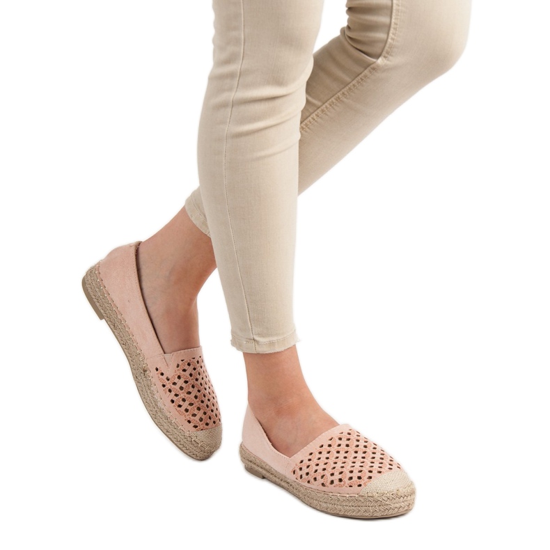 VICES Espadrillas in camoscio rosa 2