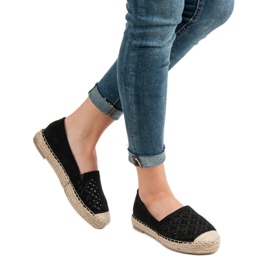 VICES Espadrillas in camoscio nero 1