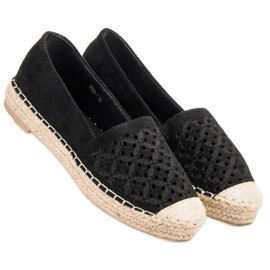 VICES Espadrillas in camoscio nero 2