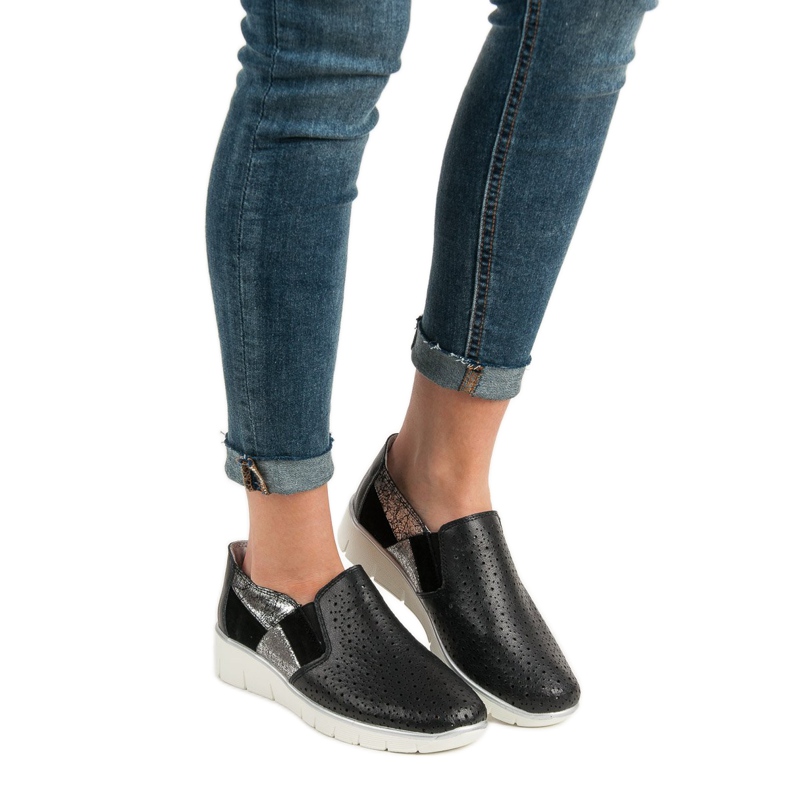 Filippo Scarpe slip-on nere nero 1