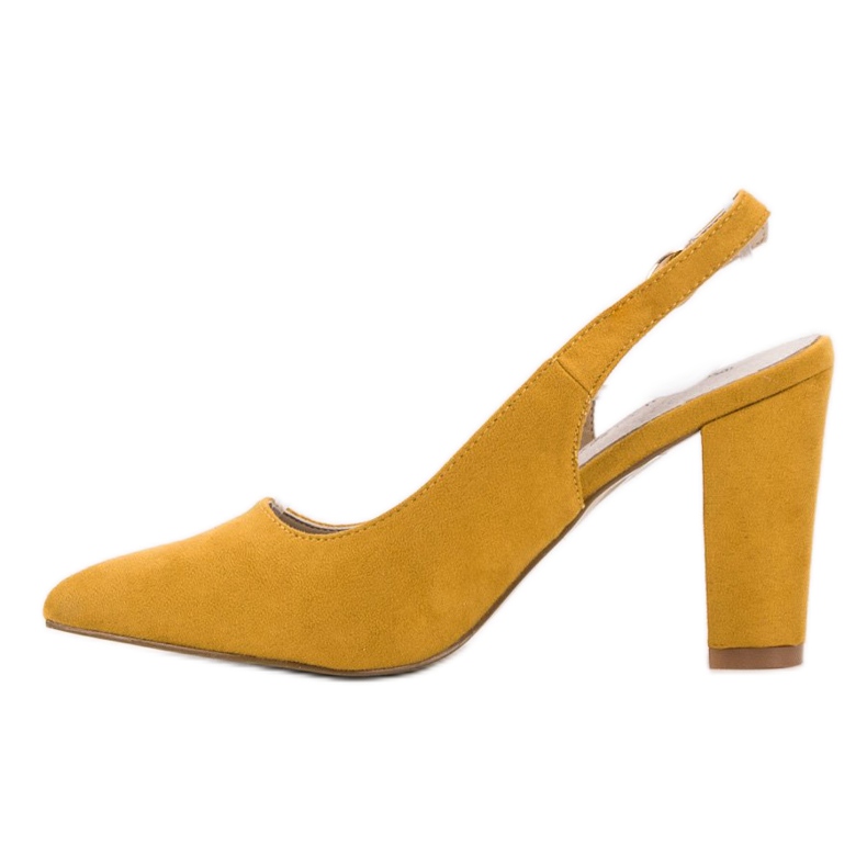 Goodin Décolleté con tacco aperto giallo 2