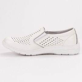 Kylie Scarpe in pelle bianca 2