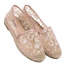 Espadrillas di pizzo VICES rosa 1