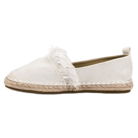 Lily Shoes Espadrillas Con Frange bianco 1