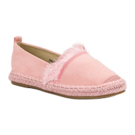 Lily Shoes Espadrillas Con Frange rosa 1