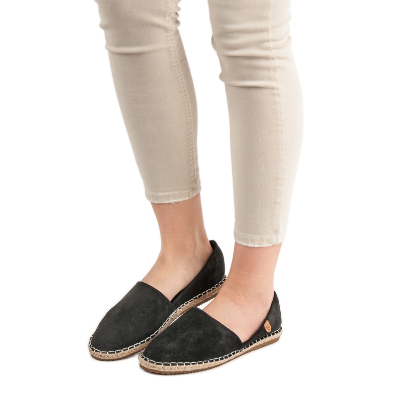 VICES Espadrillas in camoscio nero 1