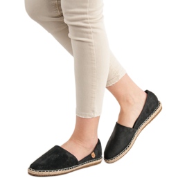 VICES Espadrillas in camoscio nero 2