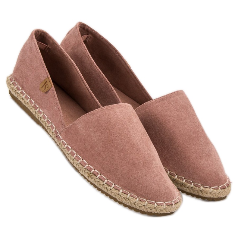 VICES Espadrillas in camoscio rosa 2