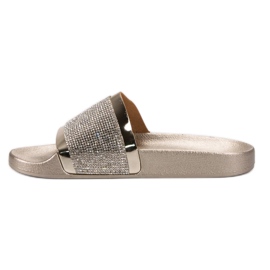 Pantofole VICES con zirconi giallo 2