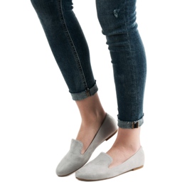 Lily Shoes Signori in pelle scamosciata grigio 2