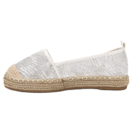 SHELOVET Espadrillas di pizzo bianco 1