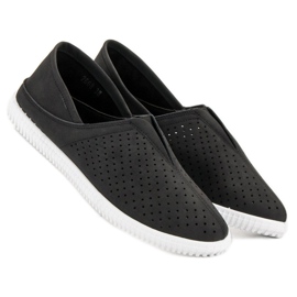 Super Mode Comode scarpe da ginnastica slip-on nero 2