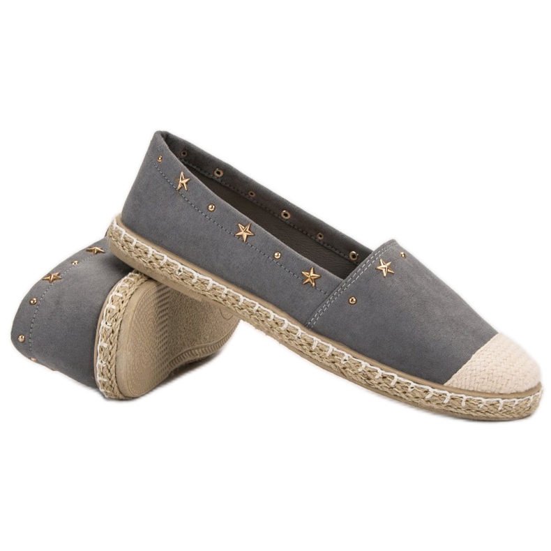 SHELOVET Espadrillas Con Jet grigio 1