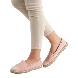 SHELOVET Espadrillas Con Jet rosa 2